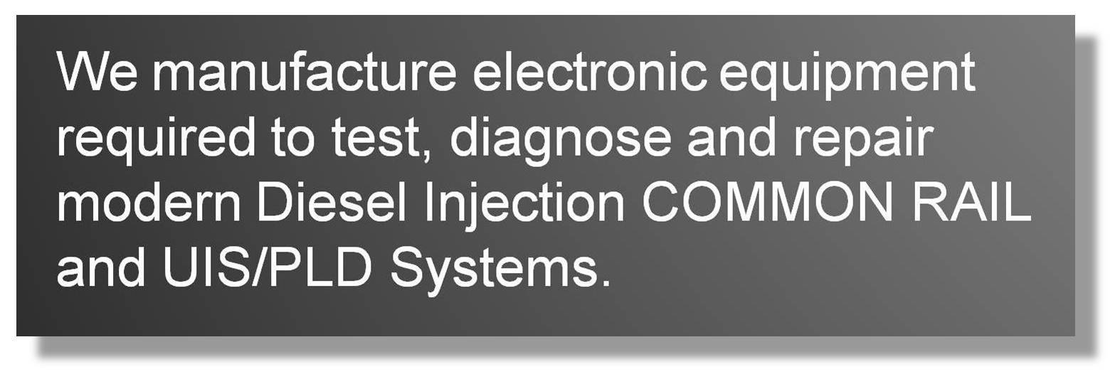 Stardex test equipment for Common Rail diesel systems stardex diesel test equipment